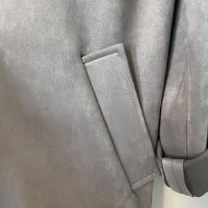 Suede Dress Coat